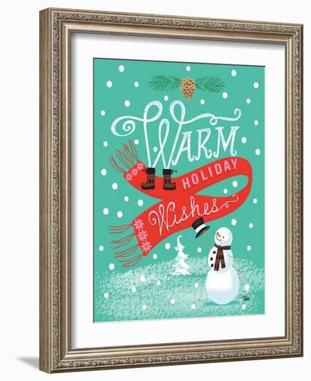 Warm Wishes-Teresa Woo-Framed Art Print