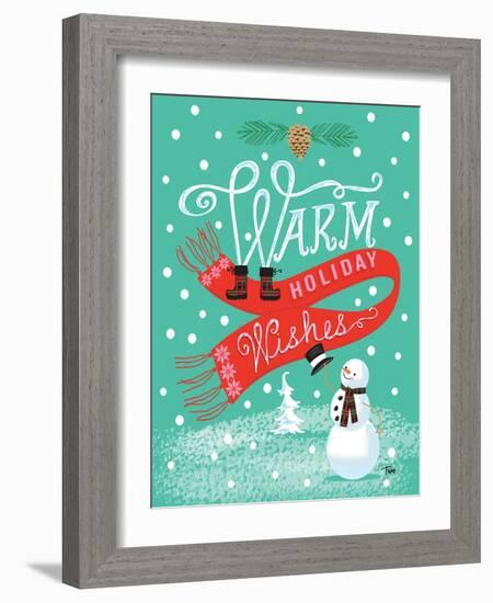 Warm Wishes-Teresa Woo-Framed Art Print