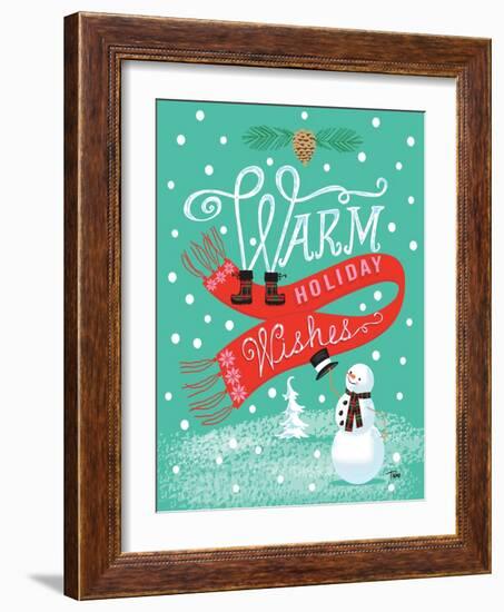 Warm Wishes-Teresa Woo-Framed Art Print