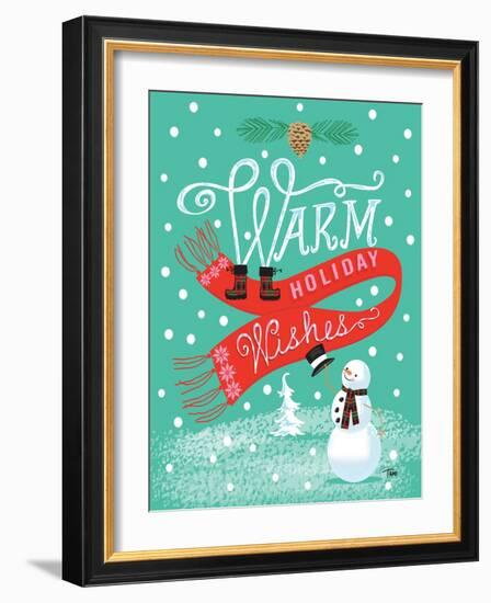 Warm Wishes-Teresa Woo-Framed Art Print