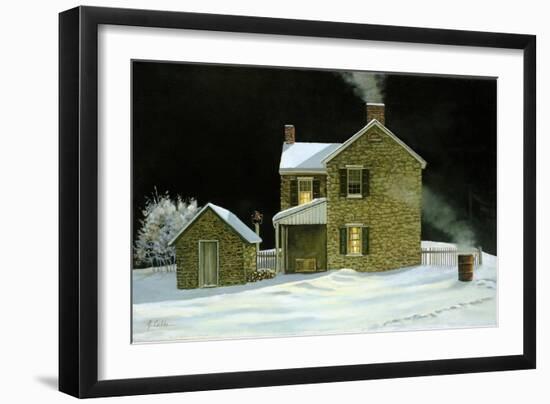 Warming Barrel-Jerry Cable-Framed Giclee Print