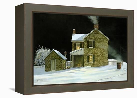 Warming Barrel-Jerry Cable-Framed Premier Image Canvas