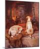 Warming by the Hearth-Philip Eustace Stretton-Mounted Art Print