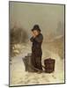 Warming His Hands, 1867-Henry Bacon-Mounted Giclee Print