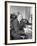 Warner Bros. Studio Chief Jack Warner Sitting at His Desk-Alfred Eisenstaedt-Framed Photographic Print