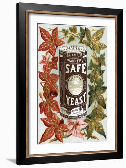 Warner's Safe Yeast-null-Framed Art Print