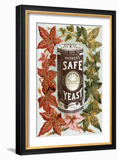 Warner's Safe Yeast-null-Framed Art Print