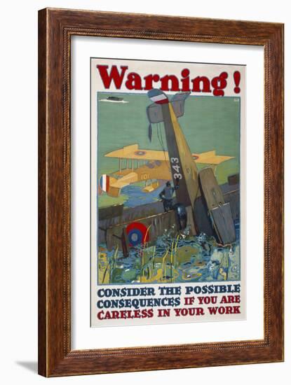 Warning! Consequences...-null-Framed Giclee Print