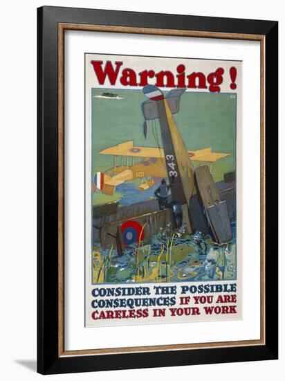 Warning! Consequences...-null-Framed Giclee Print