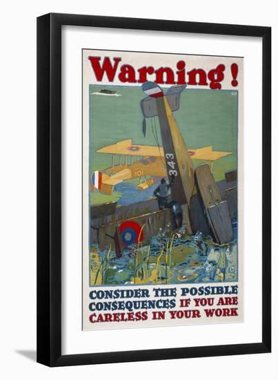 Warning! Consequences...-null-Framed Giclee Print