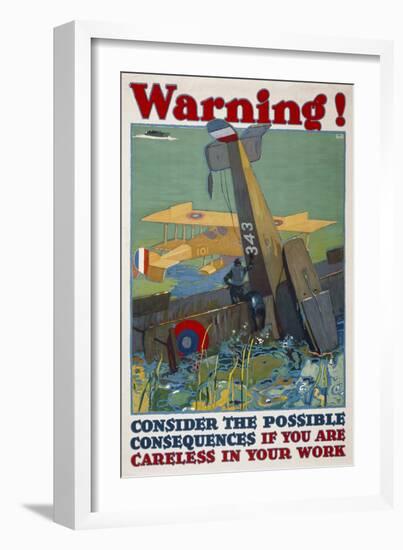 Warning! Consequences...-null-Framed Giclee Print