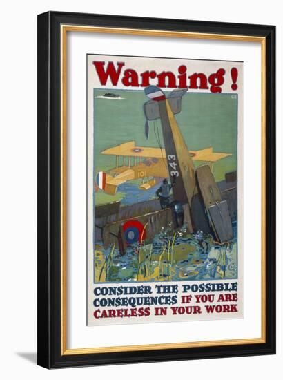 Warning! Consequences...-null-Framed Giclee Print