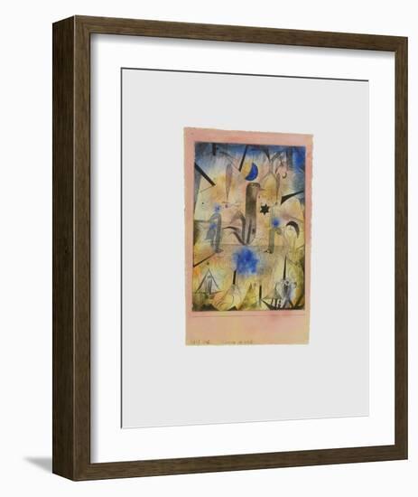 Warnung der Schiffe-Paul Klee-Framed Collectable Print