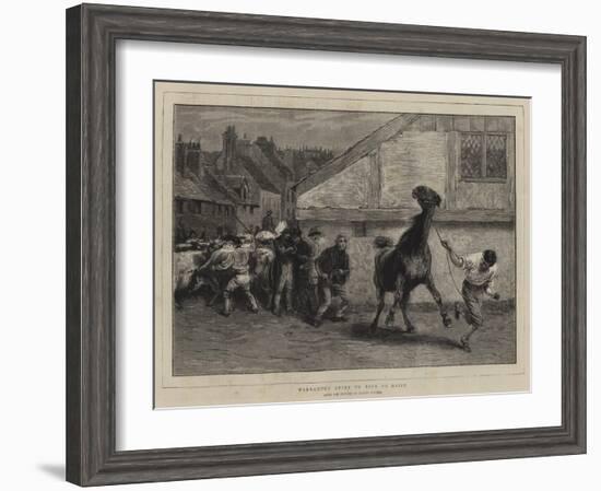 Warranted Quiet to Ride or Drive-Briton Riviere-Framed Giclee Print