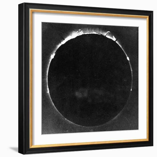 Warren De La Rue's Photograph of Total Solar Eclipse at Rivabellosa, Spain, 18 July 1860-Warren De La Rue-Framed Giclee Print