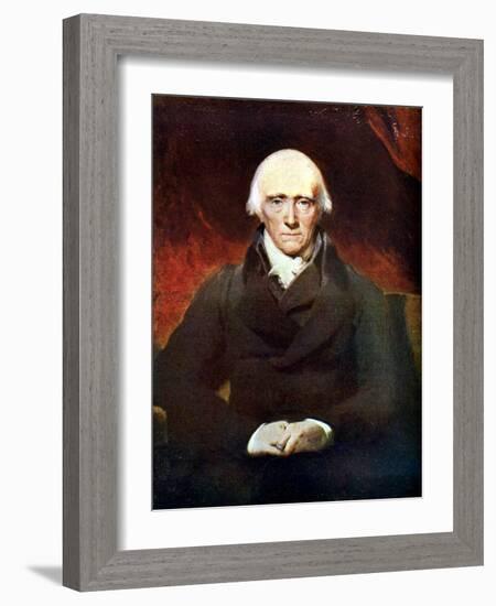 Warren Hastings, First Governor General of British India-Thomas Lawrence-Framed Giclee Print