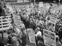 Civil Rights March on Washington, D.C. with Martin Luther King Jr.-Warren K^ Leffler-Photo