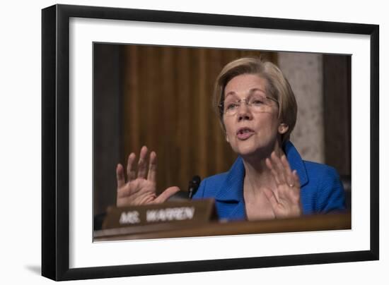 Warren Vs Trump-null-Framed Photographic Print