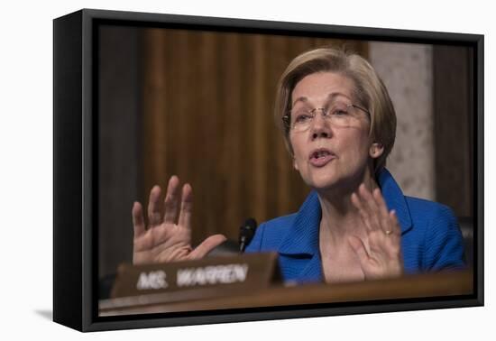 Warren Vs Trump-null-Framed Premier Image Canvas