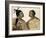 Warrior and His Wife Dressed in Traditional New Zealand Costume-Sydney Parkinson-Framed Giclee Print