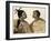 Warrior and His Wife Dressed in Traditional New Zealand Costume-Sydney Parkinson-Framed Giclee Print