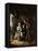 Warrior and Servant, 1653-Pieter de Hooch-Framed Premier Image Canvas