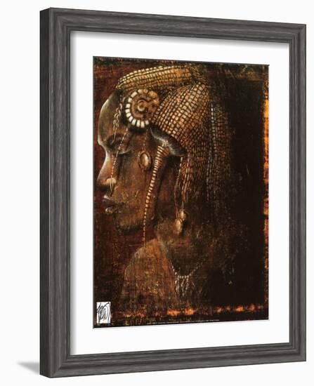 Warrior Female-Fabienne Arietti-Framed Art Print