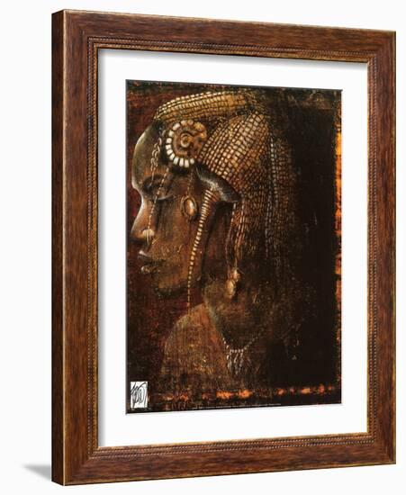 Warrior Female-Fabienne Arietti-Framed Art Print