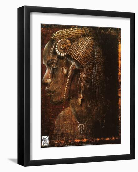 Warrior Female-Fabienne Arietti-Framed Art Print