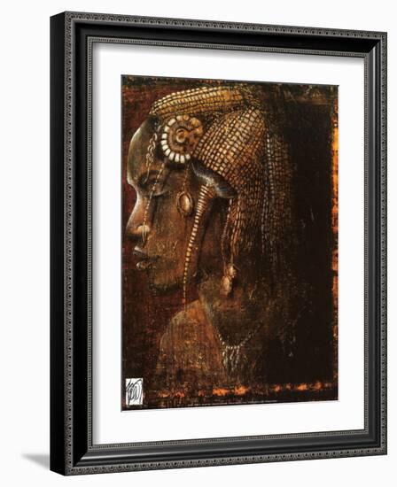 Warrior Female-Fabienne Arietti-Framed Art Print