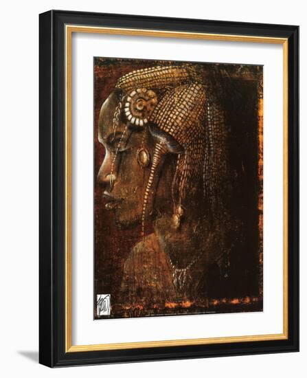 Warrior Female-Fabienne Arietti-Framed Art Print