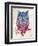 Warrior Owl-Rachel Caldwell-Framed Premium Giclee Print