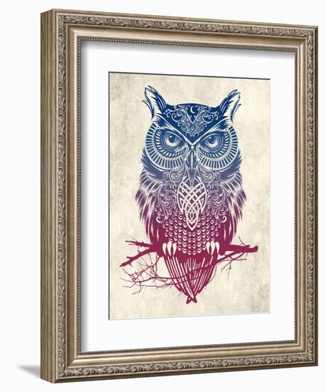 Warrior Owl-Rachel Caldwell-Framed Art Print