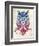 Warrior Owl-Rachel Caldwell-Framed Art Print