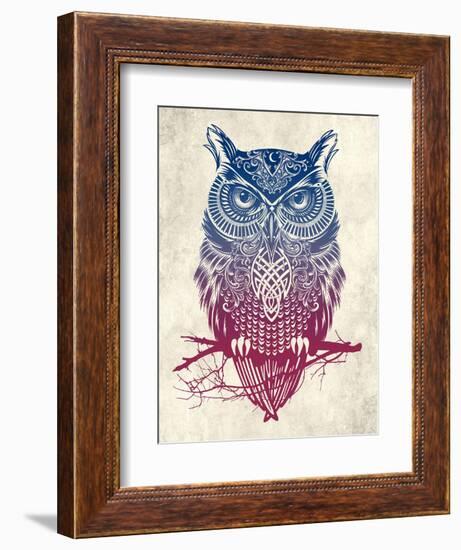 Warrior Owl-Rachel Caldwell-Framed Art Print