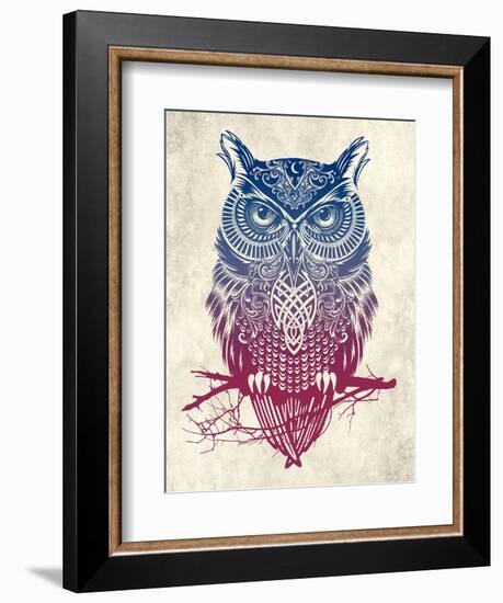 Warrior Owl-Rachel Caldwell-Framed Art Print