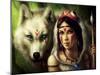 Warrior Princess-JoJoesArt-Mounted Giclee Print