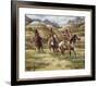 Warriors of the Badlands-James Ayers-Framed Giclee Print