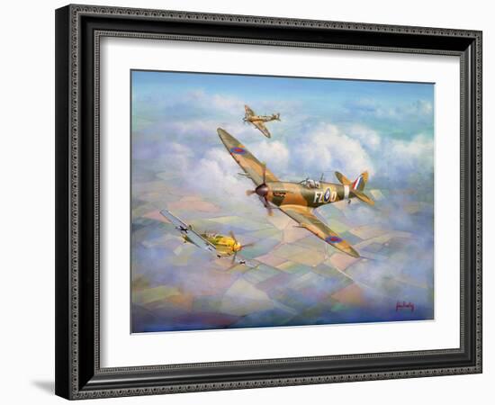 Warriors of the Sky-John Bradley-Framed Giclee Print