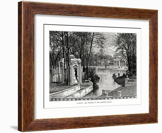 Warsaw - the Theatre of the Lazienki Palace, Poland, 1879-Laplante-Framed Giclee Print