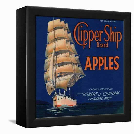 Warshaw Collection of Business Americana Food; Fruit Crate Labels, Captain Robert J. Graham-null-Framed Stretched Canvas