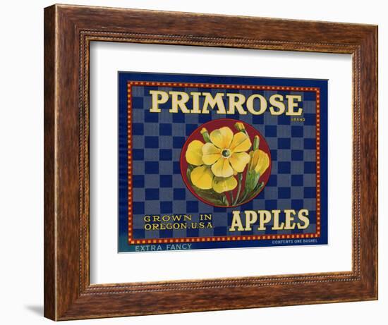 Warshaw Collection of Business Americana Food; Fruit Crate Labels, D.W.C.L. Primrose Brand-null-Framed Art Print