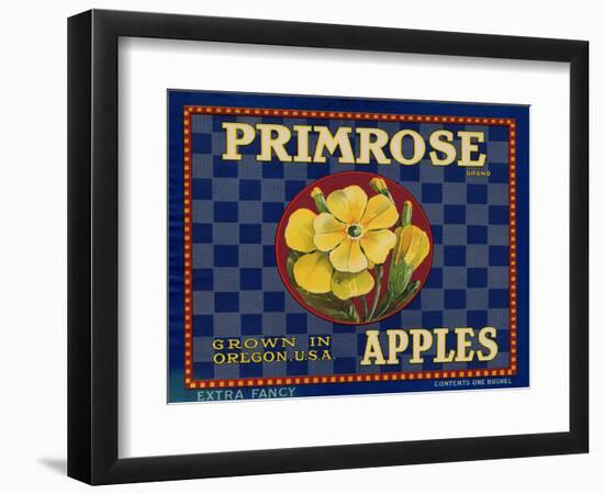 Warshaw Collection of Business Americana Food; Fruit Crate Labels, D.W.C.L. Primrose Brand-null-Framed Art Print