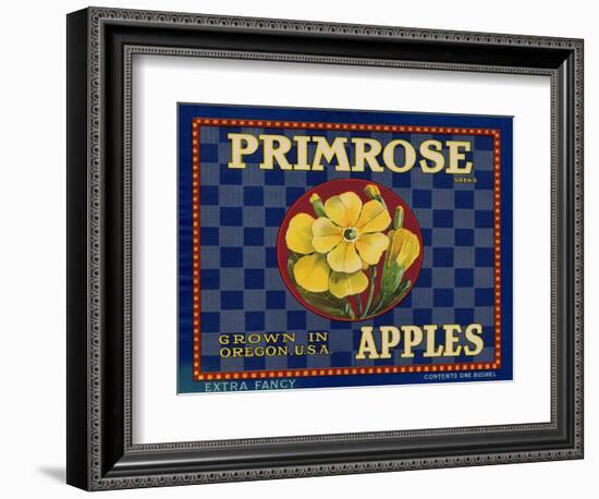 Warshaw Collection of Business Americana Food; Fruit Crate Labels, D.W.C.L. Primrose Brand-null-Framed Art Print