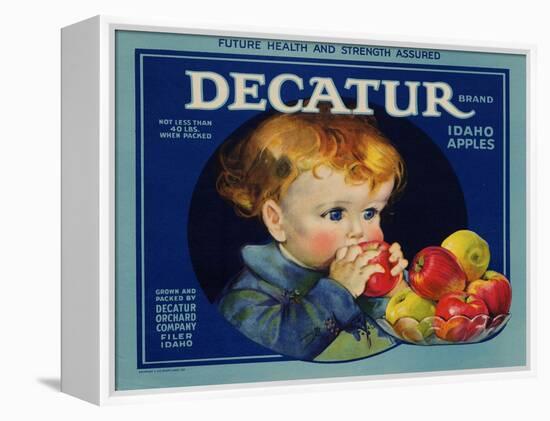 Warshaw Collection of Business Americana Food; Fruit Crate Labels, Dacatur Orchard Company-null-Framed Stretched Canvas