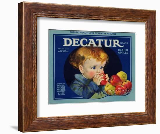 Warshaw Collection of Business Americana Food; Fruit Crate Labels, Dacatur Orchard Company-null-Framed Premium Giclee Print