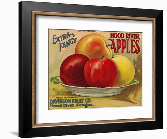 Warshaw Collection of Business Americana Food; Fruit Crate Labels, Davidson Fruit Co.--Framed Art Print