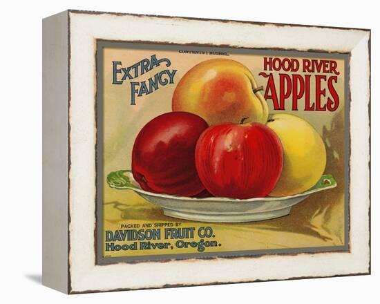 Warshaw Collection of Business Americana Food; Fruit Crate Labels, Davidson Fruit Co.-null-Framed Stretched Canvas