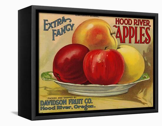 Warshaw Collection of Business Americana Food; Fruit Crate Labels, Davidson Fruit Co.-null-Framed Stretched Canvas