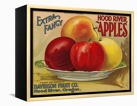 Warshaw Collection of Business Americana Food; Fruit Crate Labels, Davidson Fruit Co.-null-Framed Stretched Canvas